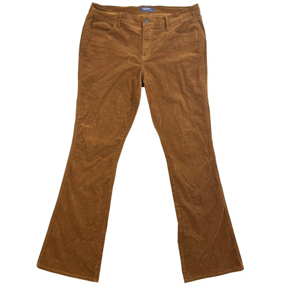 Old Navy 12R Mid Rise Flare Bootcut Corduroy Pants Brown - Picture 1 of 9